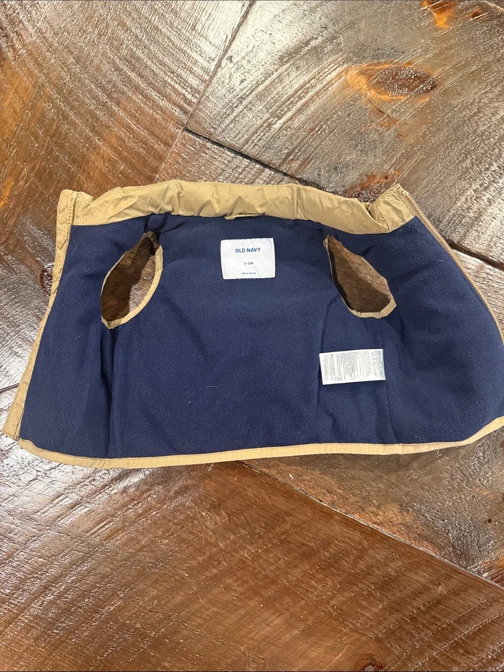 Old Navy Kids Beige Puffer Vest